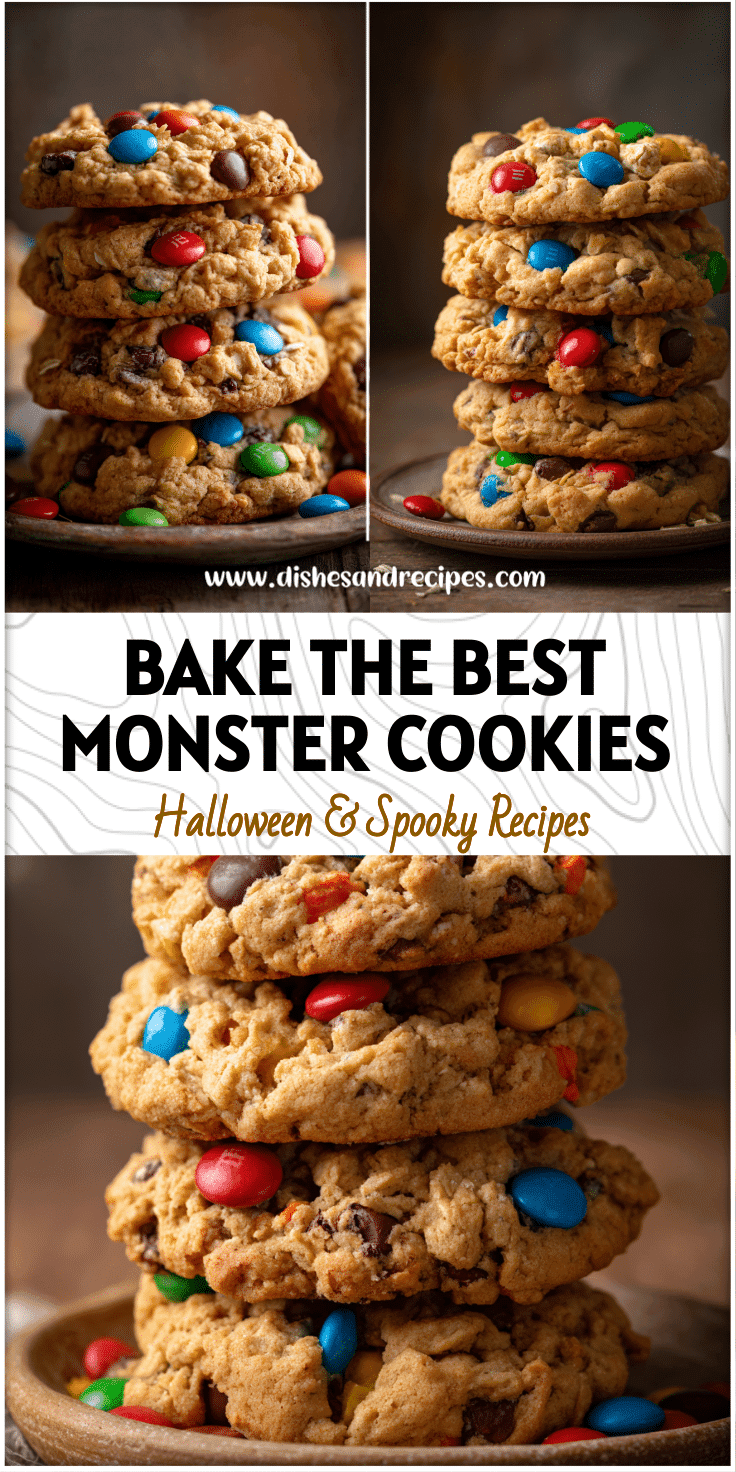 Thick and Chewy Monster Cookies – Easy Amazing Cookie Recipes Everyone Loves